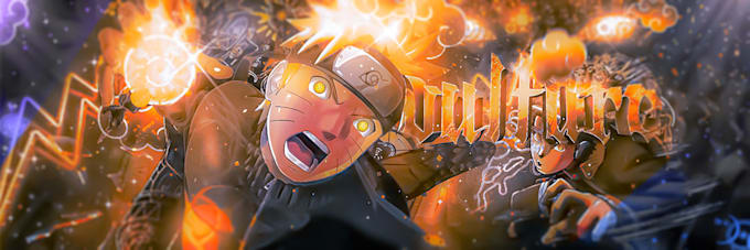 make a custom anime banner and a profile picture