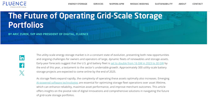 write technical blog articles for renewable energy, cleantech, sustainability