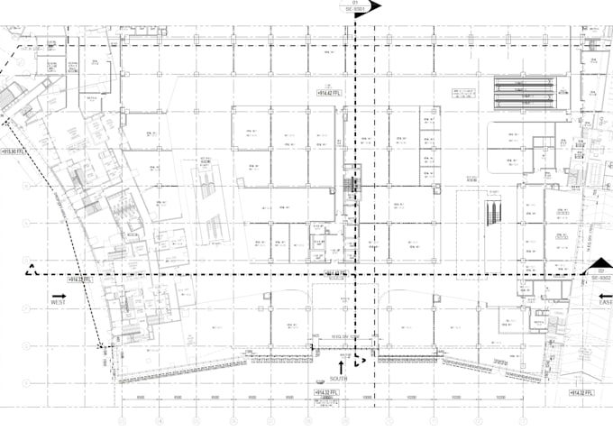do facade material take off for the entire project