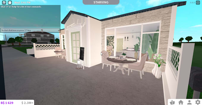 help you build a cafe on bloxburg