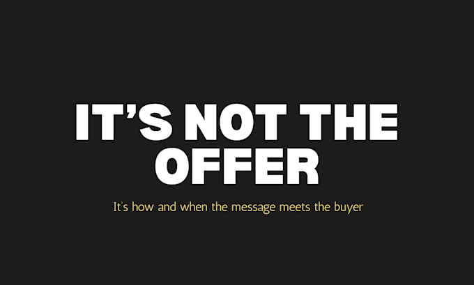 write copy only after I understand why your customers hesitate