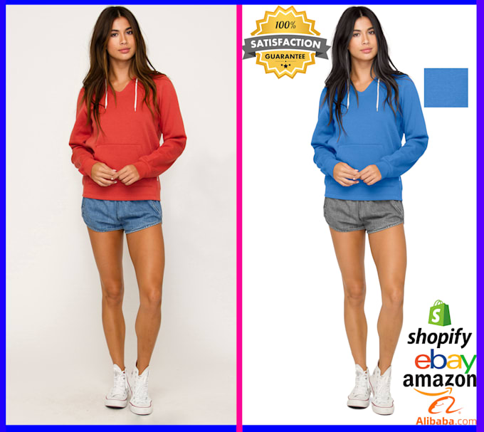 do color correction or color replacement service very fast
