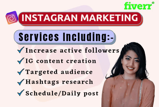 be super fast instagram marketing manager and content creation