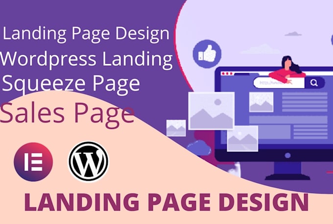 do responsive elementor landing page by wordpress elementor in 24hrs
