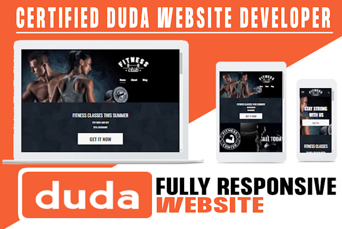 design, redesign modify websites using duda website builder