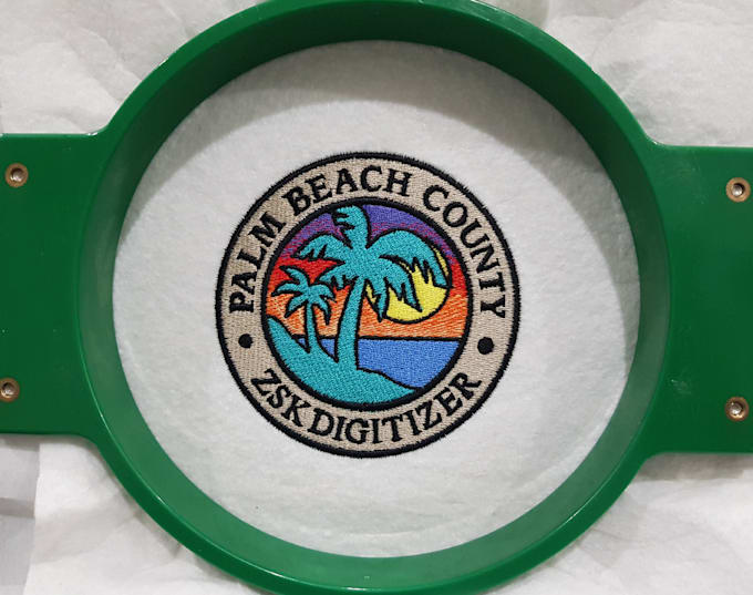 do professional embroidery digitizing into dst pes in 1 hour