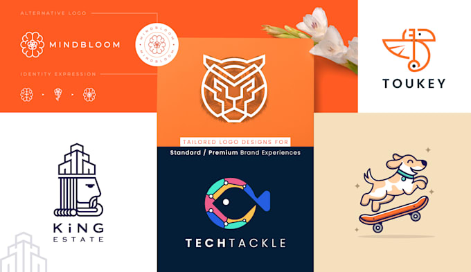 create 3 modern minimalist business logo design