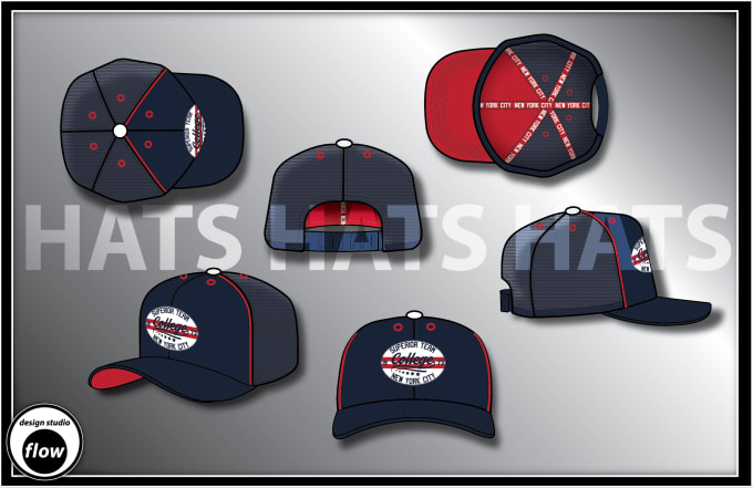 Design and cad a hat style to your specifications by Flostudio | Fiverr