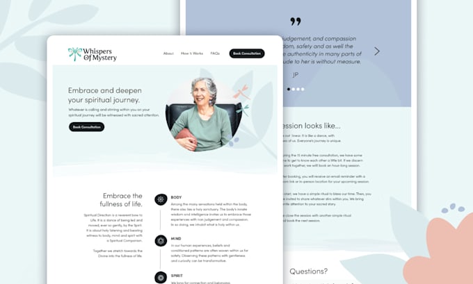 design a wordpress website for your therapy or mental health practice