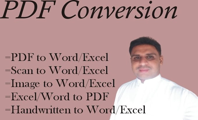 convert excel, convert word, PDF to excel, convert image to text, PDF to word