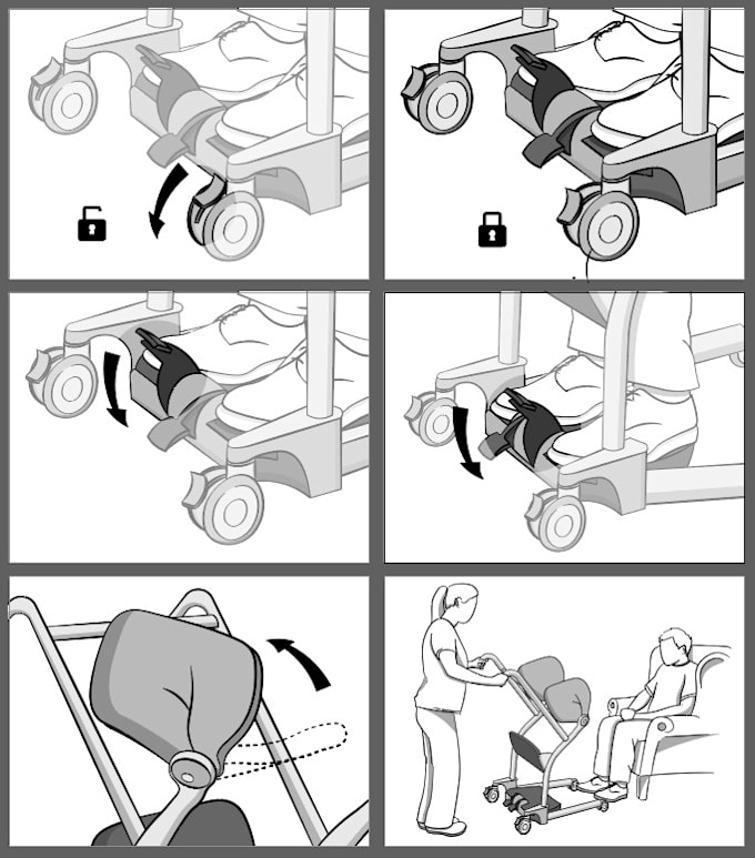 create an instructional illustration for your product