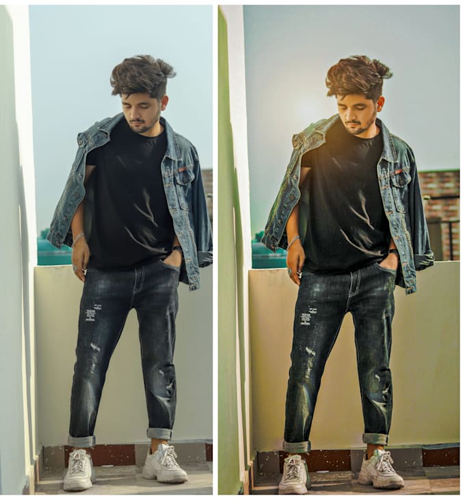 color grade your pictures in dramatic look