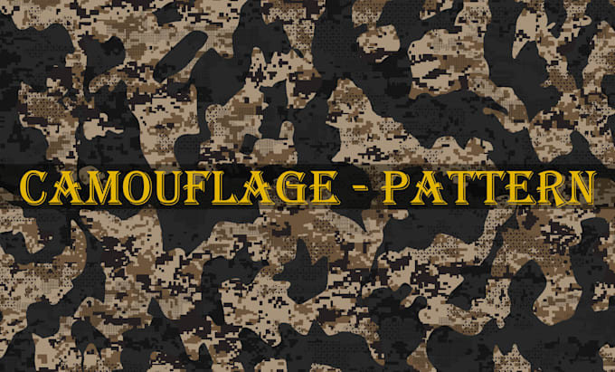 design camouflage patterns for print, fabric, and textile