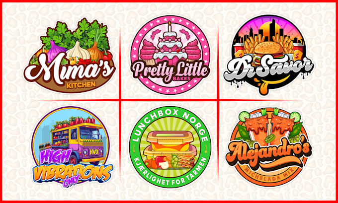 do fast food bbq cafe coffee shop and restaurant logo