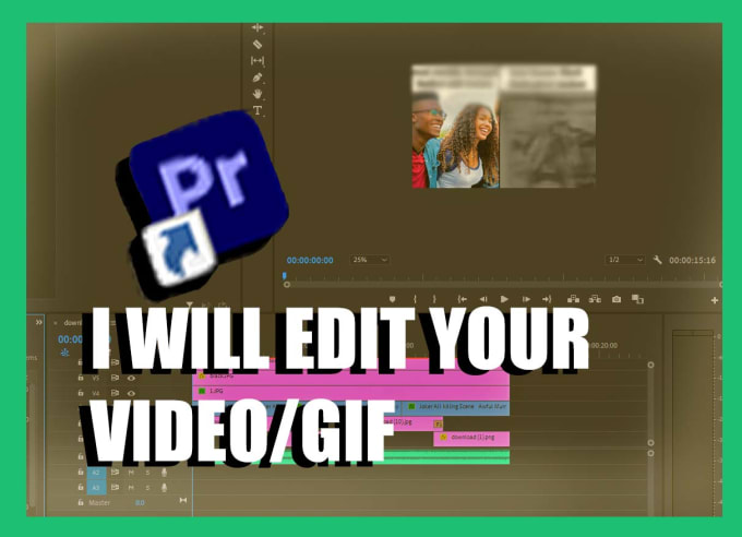 Edit a gif or your video with high effort editing by Jack_more | Fiverr