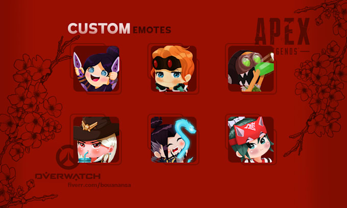 make amazing twitch emotes with awesome art style for you