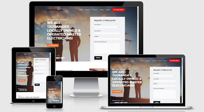 create a website, a web application, and a dashboard