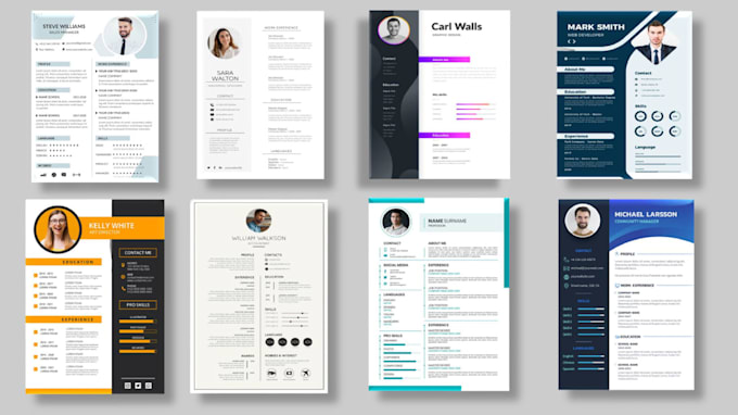 design perfect resume or CV