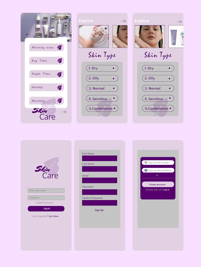 design ux ui design for mobile or desktop app