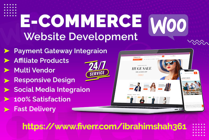 design and develop responsive woocommerce wordpress website