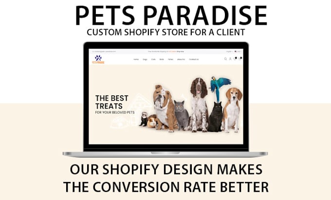 build shopify dropshipping store or shopify website design