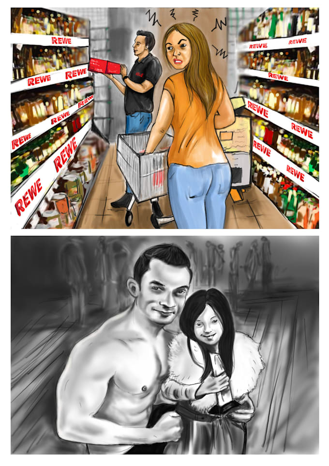 do a professional storyboard for you