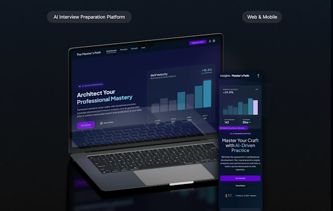 design a modern website or landing page UI UX in figma