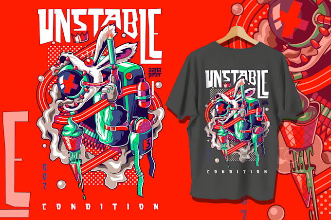 create custom streetwear graphic design for your clothing
