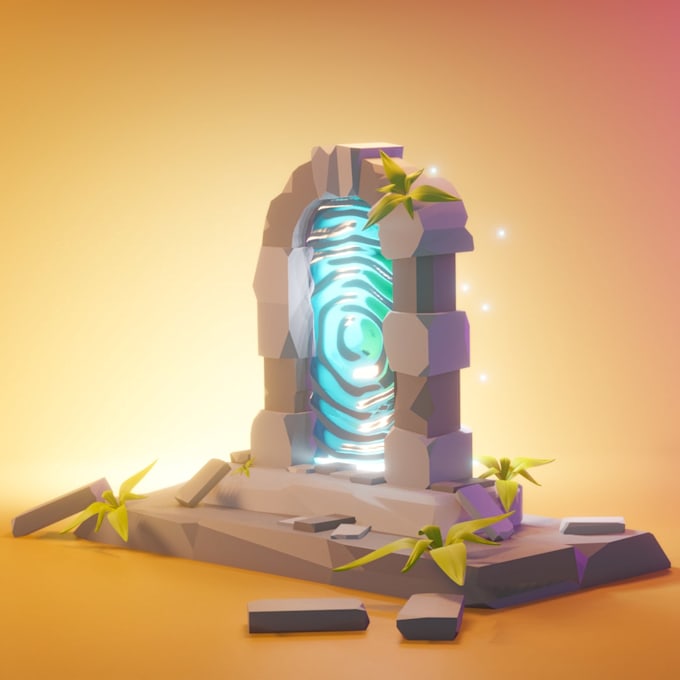 create 3d stylized artworks and illustrations