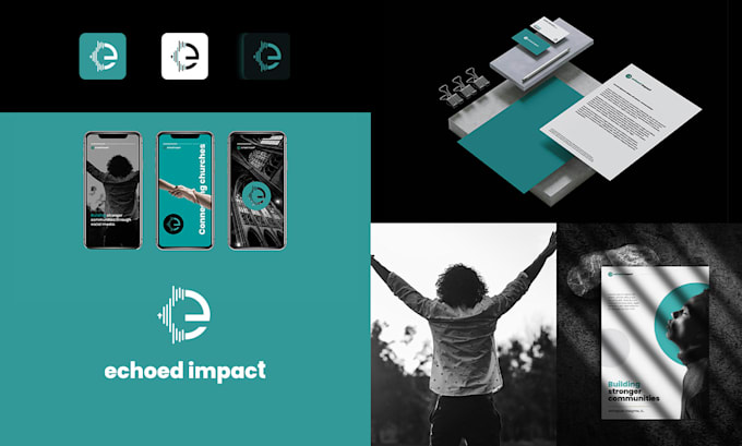 design brand identity with a full brand kit