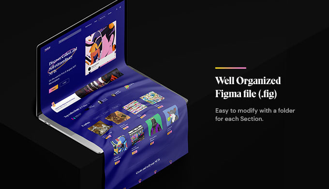 design your website template with figma