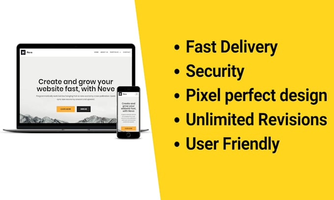 design a responsive and attractive wordpress website