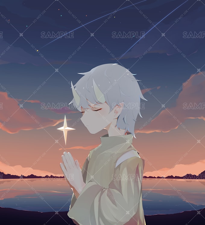 draw high quality anime art for you