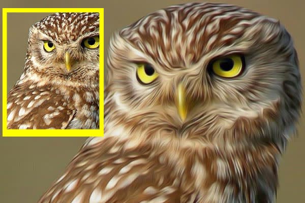 convert your picture into a digital oil painting effect