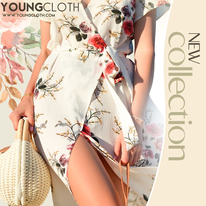 create stylish advertising social media posts
