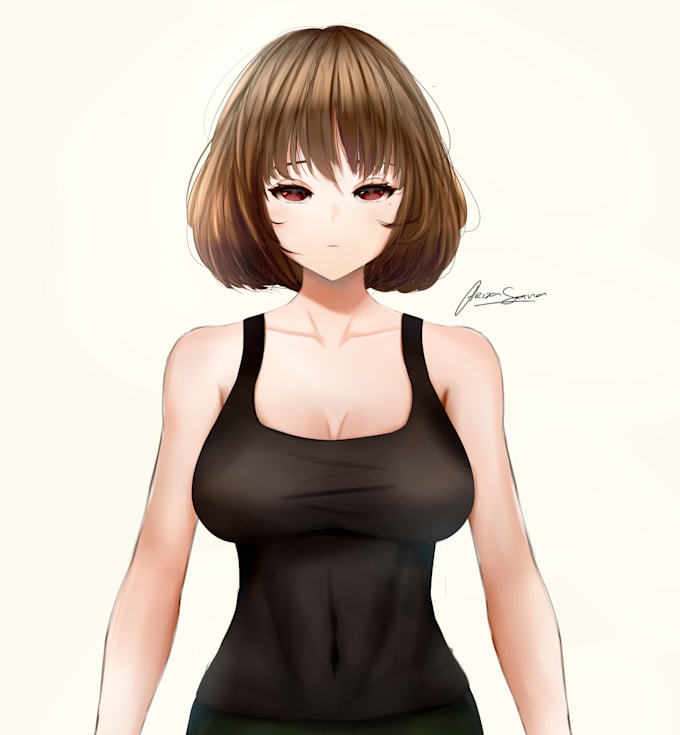anime style drawing commission