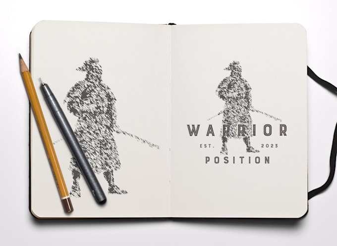 create vintage logo design with copyright