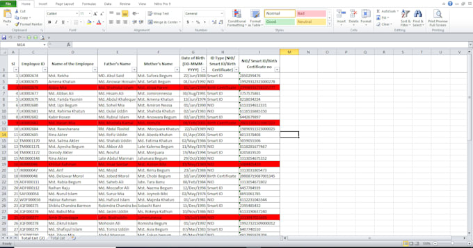 do data entry, convert files, data analysis, data scraper and list building