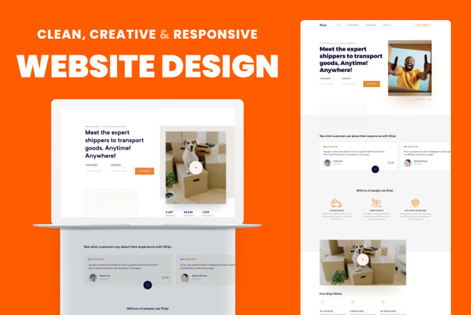 create a responsive website and web page design in 15 hours