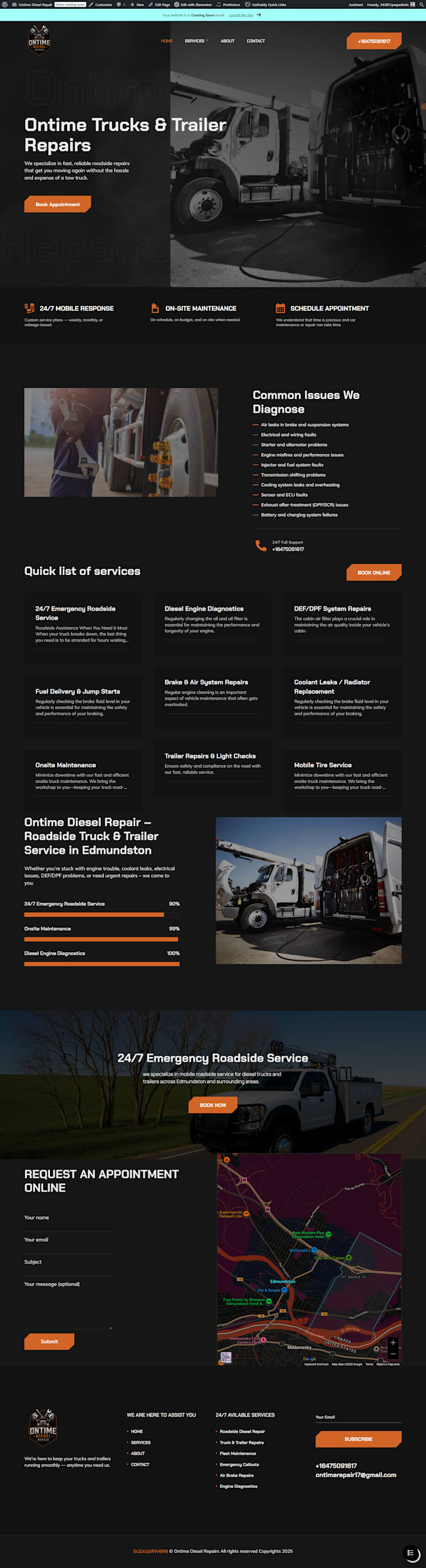 design a modern SEO friendly wordpress website with unlimited revisions