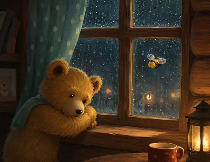 draw an illustration for childrens story book, game or movie