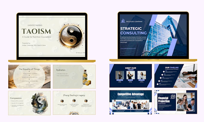 design professional powerpoint and canva presentation