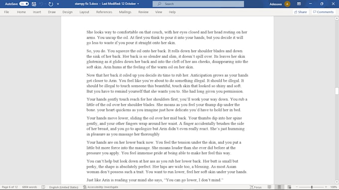 write you guro stories or fanfiction