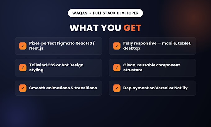 convert your figma design to pixel perfect reactjs or nextjs
