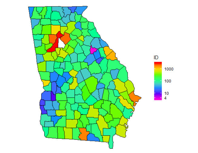 create heat and density maps  and do hotspot analysis