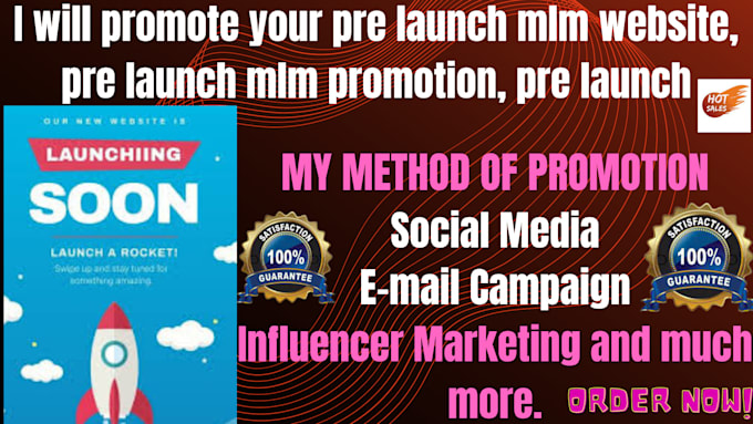 promote your pre launch mlm website, pre launch mlm promotion, pre launch
