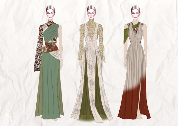 Do your fashion illustration by Natiwhiski | Fiverr