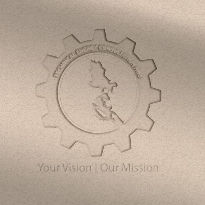 design embossed logo, text and artwork seal stamp