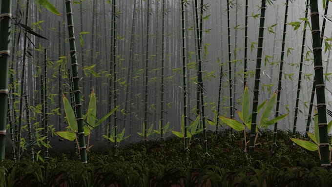 make 3d outdoor realistic render for game  modeling and film