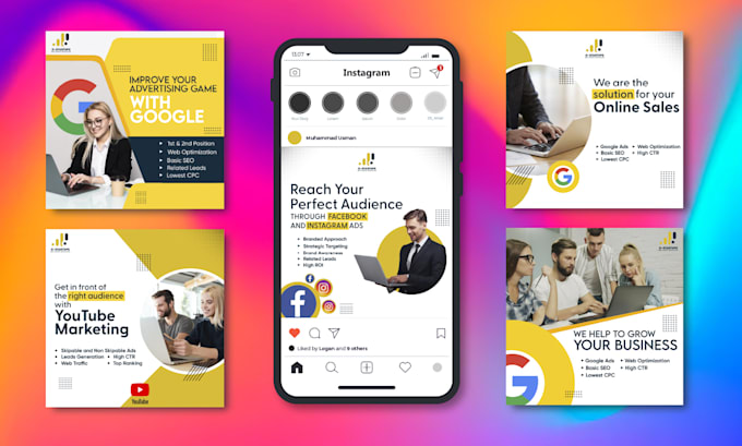design stunning, engaging social media posts and graphics